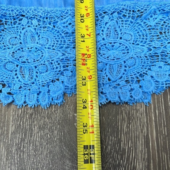 Vintage Muumuus Dress Blue Floral - Picture 13 of 17